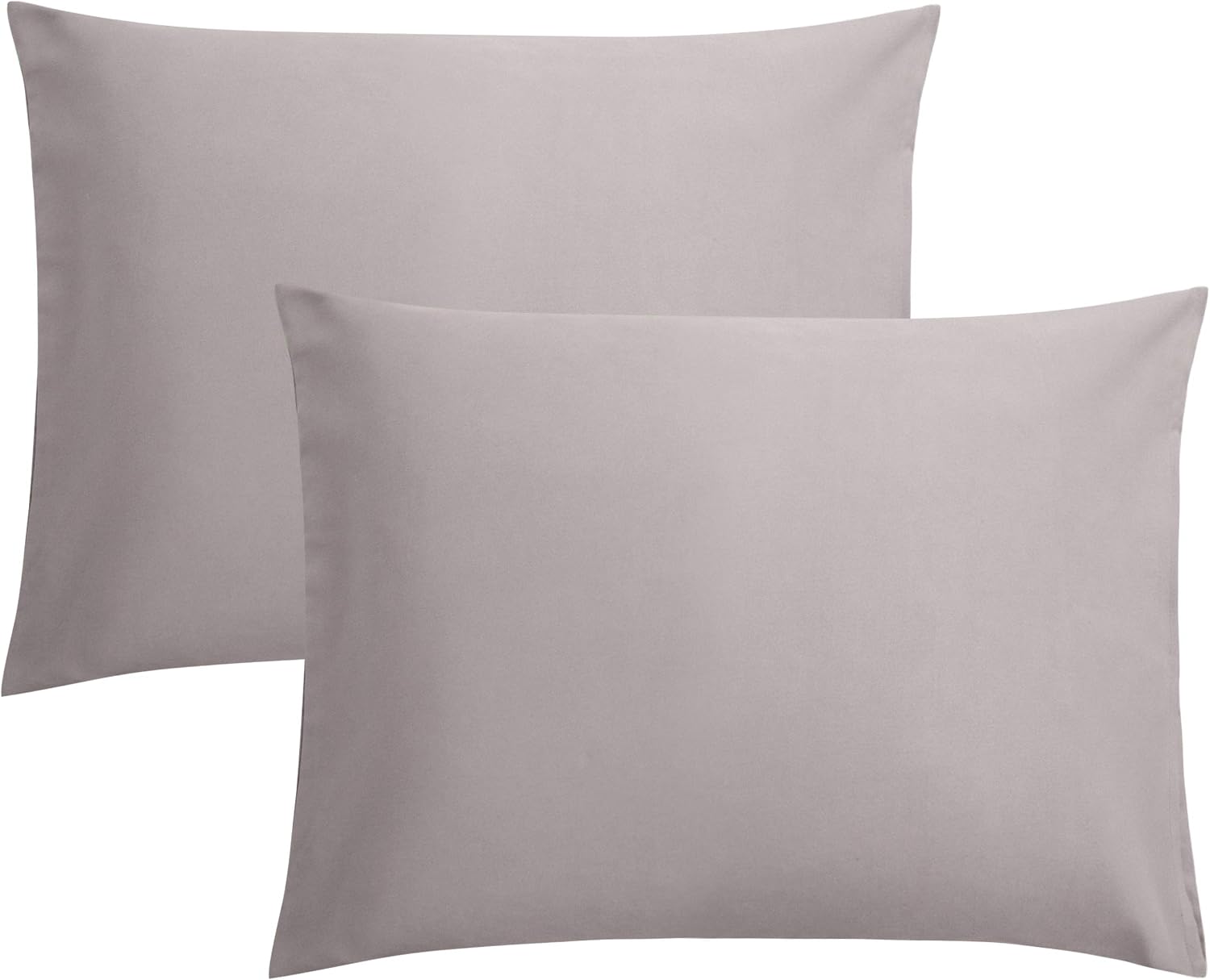 FLXXIE Pillow Cases Standard Size, Soft Microfiber Pillow Covers with Envelope Closure, Wrinkle, Stain Resistant Pillowcases, 2 Piece…