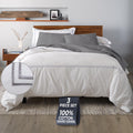 Ella Jayne Duvet Cover Queen Size (3 Pieces), 100% Cotton Percale, Full/Queen, Soft, Breathable & Lightweight, Including Duvet Cover (1…