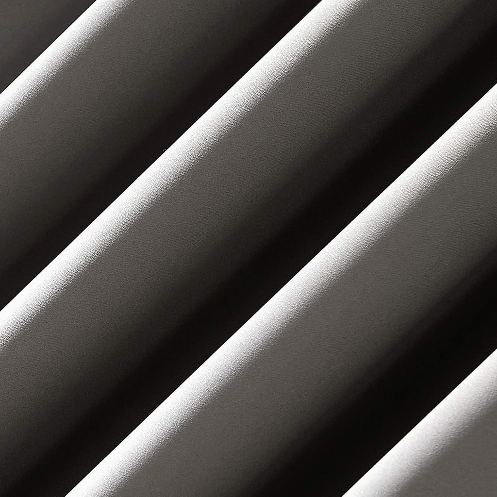 Sun Zero Oslo Theater Grade Extreme Total Blackout Rod Pocket Curtain Panel, 52" x 84", Gray