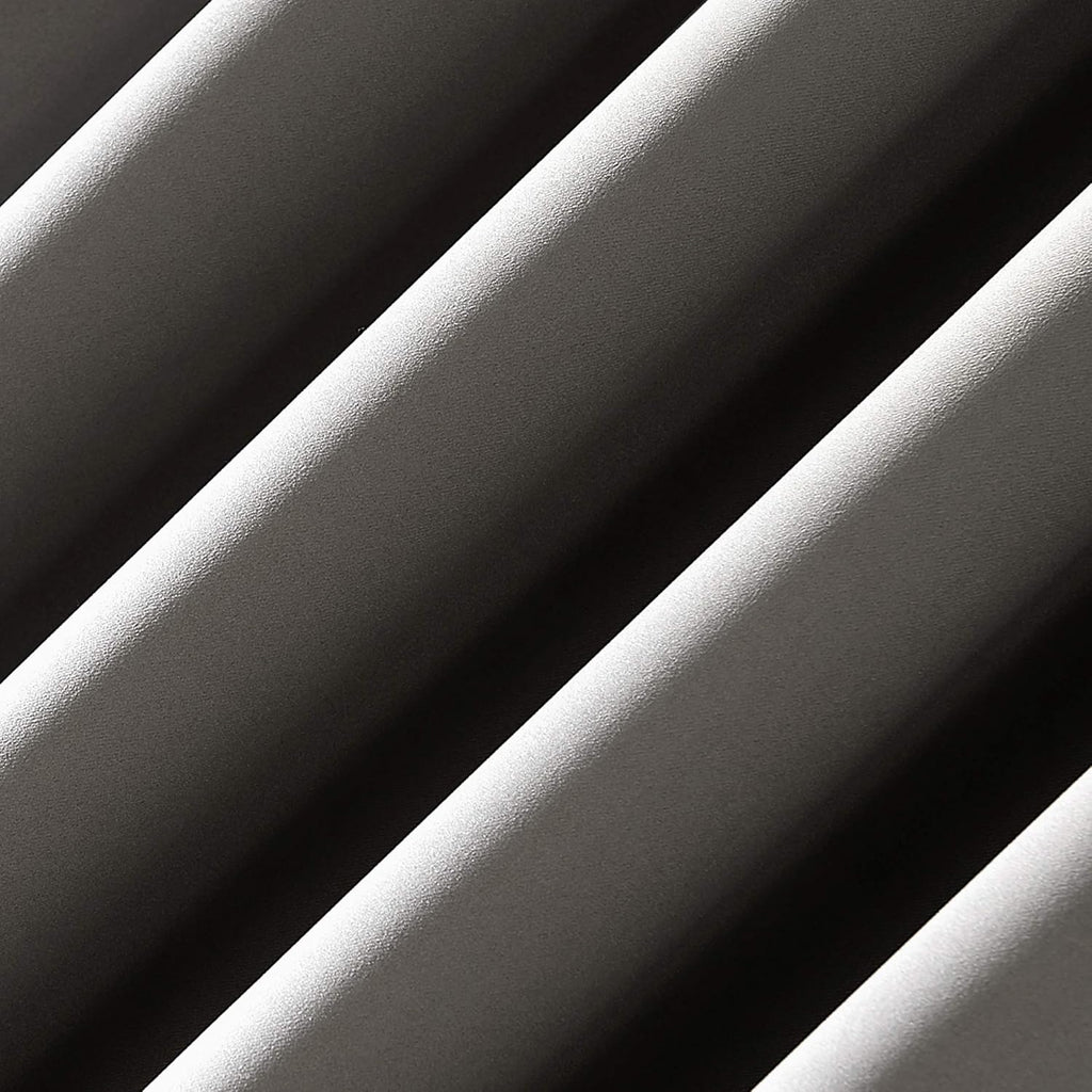 Sun Zero Oslo Theater Grade Extreme Total Blackout Rod Pocket Curtain Panel, 52" x 95", Gray