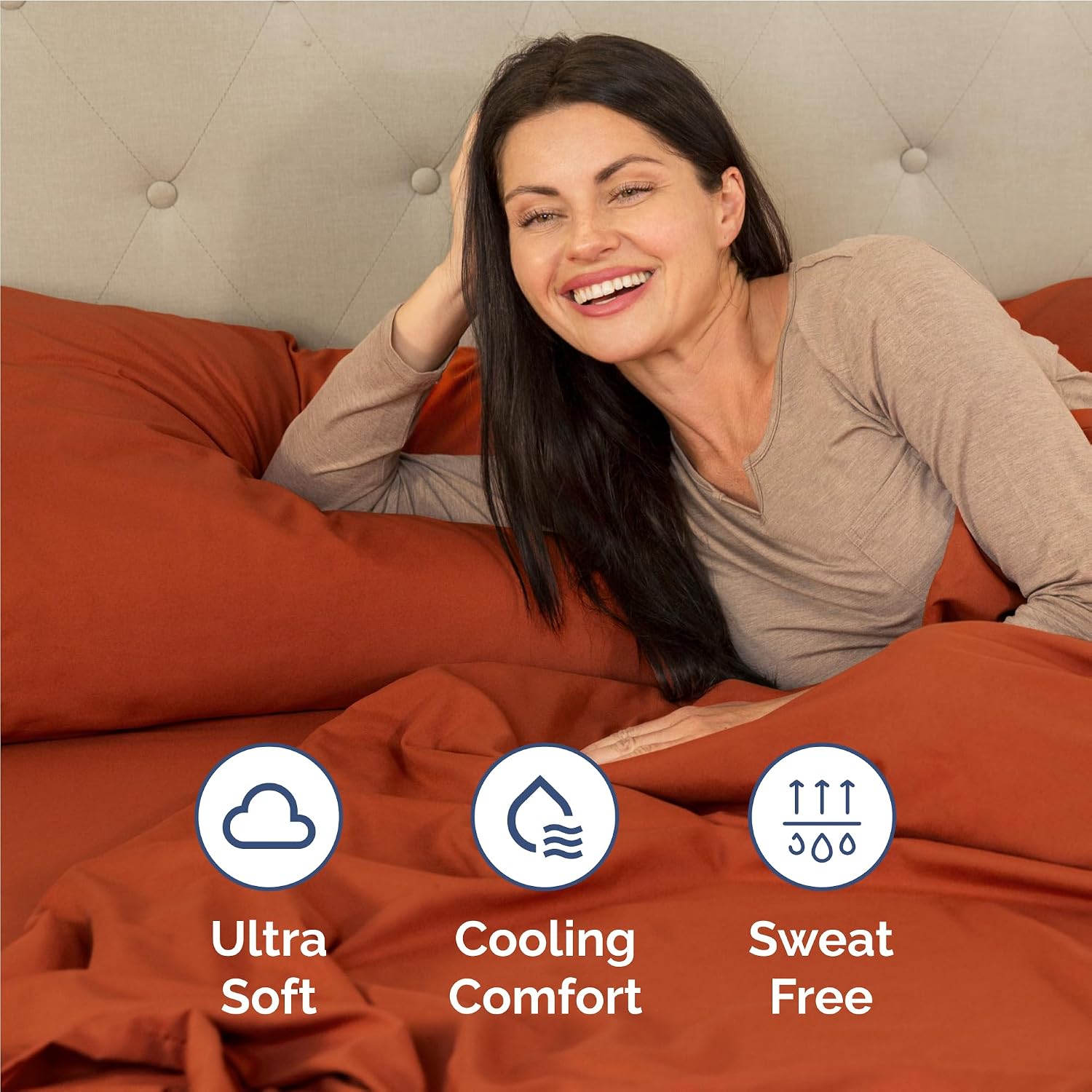 Full Size 4 Piece Sheet Set - Comfy Breathable & Cooling Sheets - Hotel Luxury Bed Sheets for Women and Men - Deep Pockets, Easy-Fit…