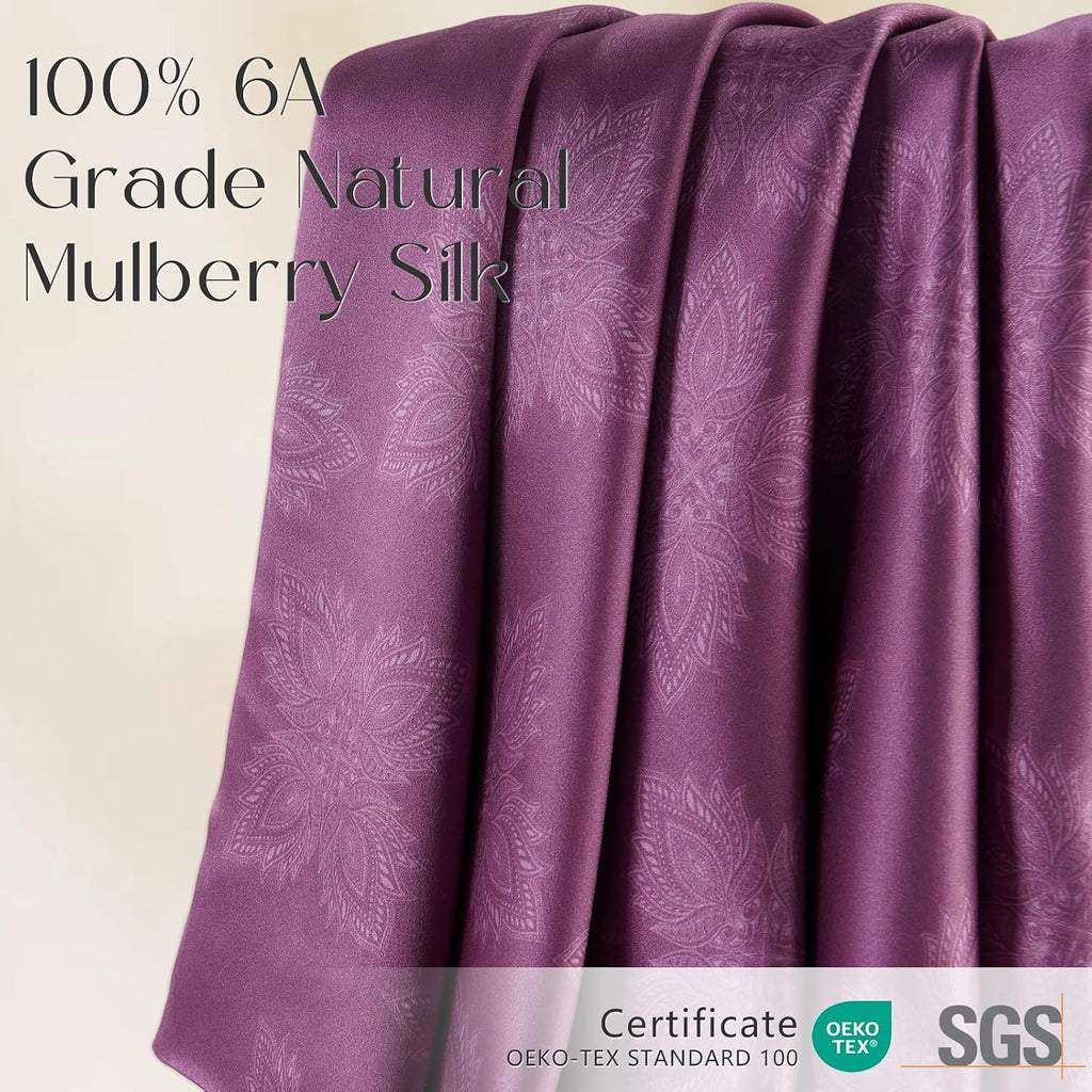 Zimasilk 100% Pure Mulberry Silk Pillowcase for Hair and Skin everyday comfort, Soft and Smooth, Both Sides Grade 6A Silk, 600 Thread…