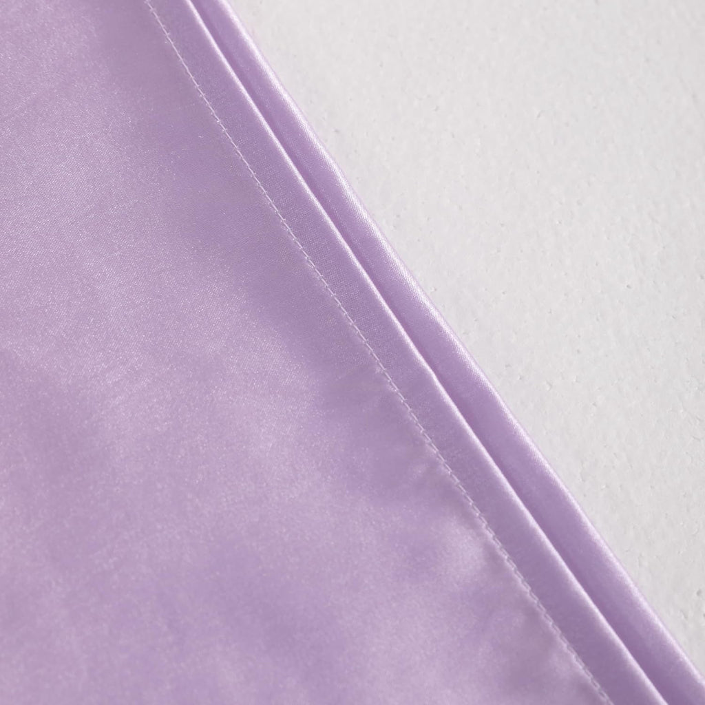 Ntbay 2 Pack Satin King Pillowcases for Hair and Skin, Luxurious and Silky Pillow Cases with Envelope Closure, 20x40 Inches, Light Purple 2…
