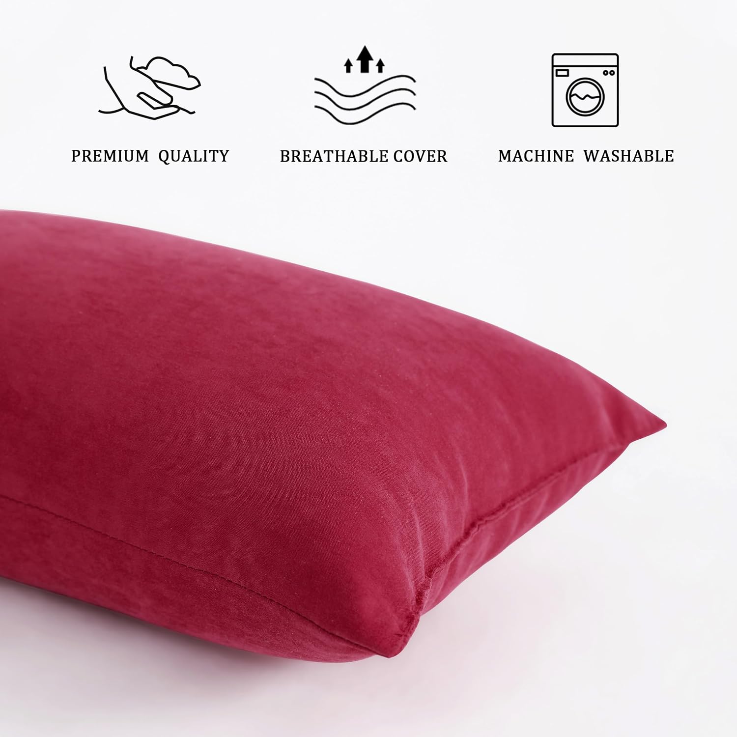 BEDSUM Tiny Pillows, 11x7 Mini Microfiber Small Pillow for Neck and Lumbar Support - Machine Washable Cushion for Office Desk…