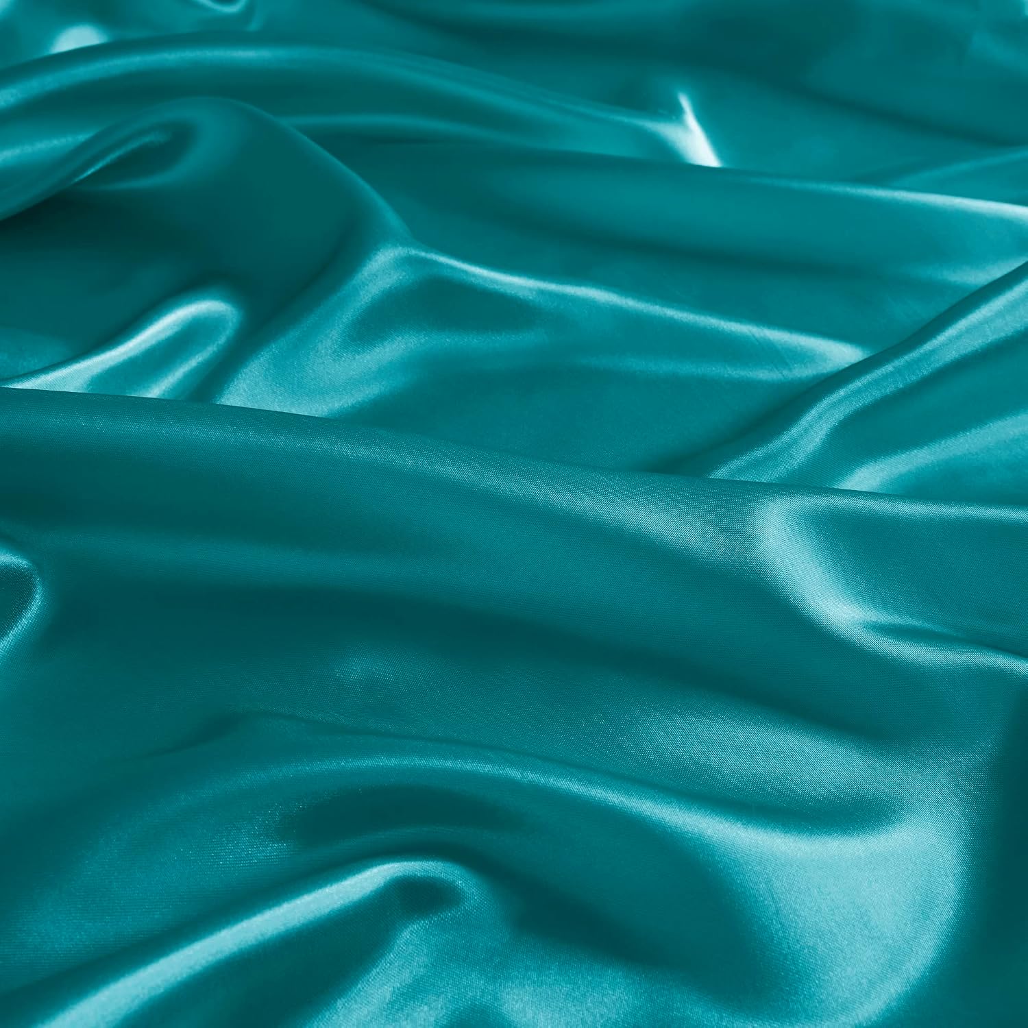Madisonpark Madison Park Essentials Satin Sheet Set Luxury and Silky with Natural Sheen, Elastic 14" Pocket fits up to 16" Mattress, All Ar…