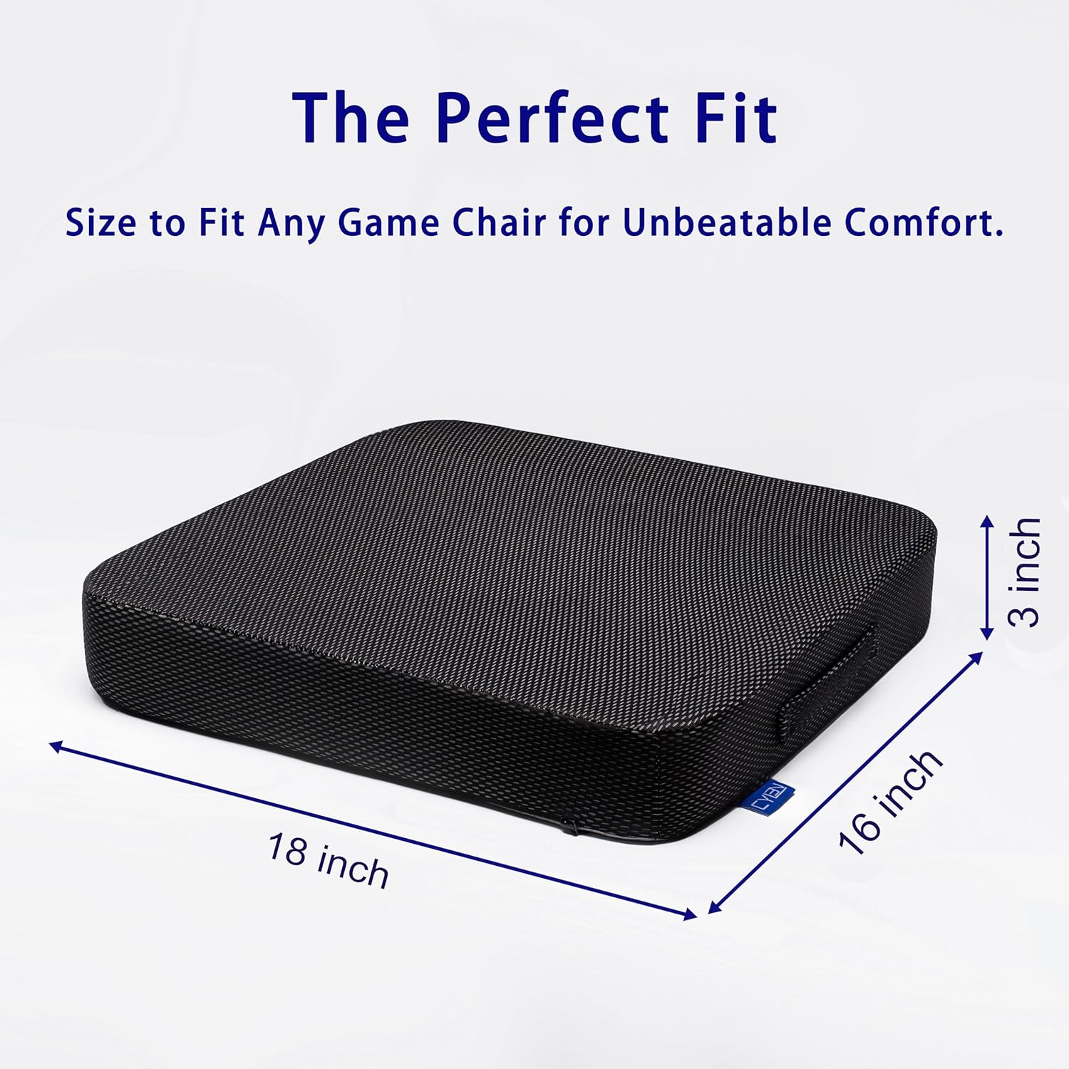 Cylen Ifoam Gel Infused Memory Foam Layer Wheelchair Cushion - Seat Cushion for Wheelchair-Office Chair, Kitchen Chair-Pressure Sore and Ta…