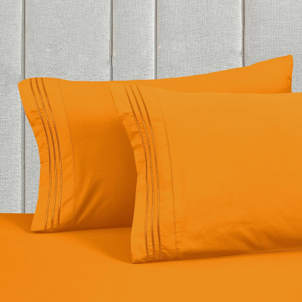 MocassiLuxuryBedding Mocassi Luxury 6-Piece Sheet Set, Ultra Soft 1800 Hotel Quality Microfiber Sheet Set, Fits Mattresses Up to 18 to 24 I…