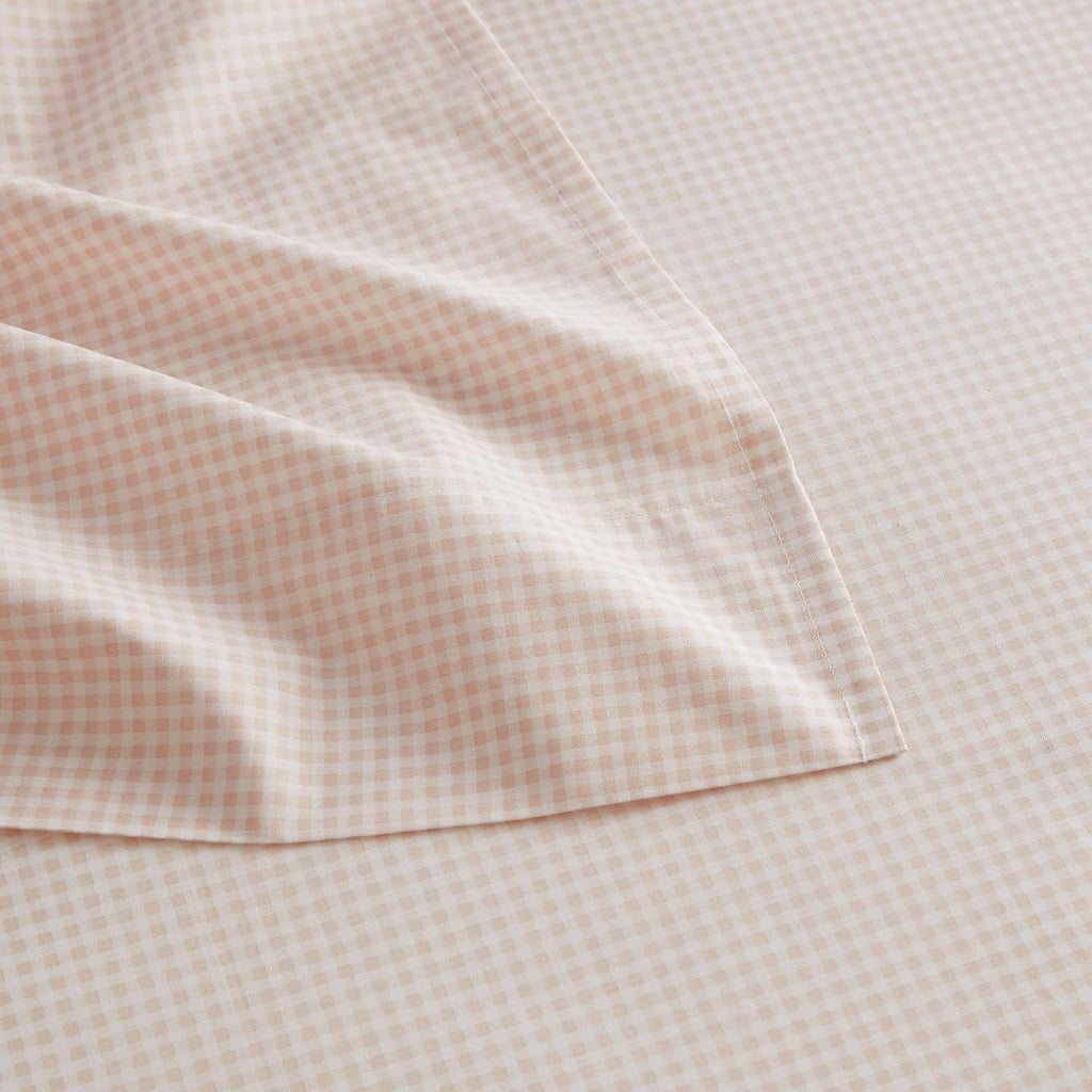 MarthaStewart Martha Stewart - Twin Size Sheets Set, Crisp & Tailored Cooling Sheets w/a Naturally Smooth Cotton Percale Lightweight Feel -…
