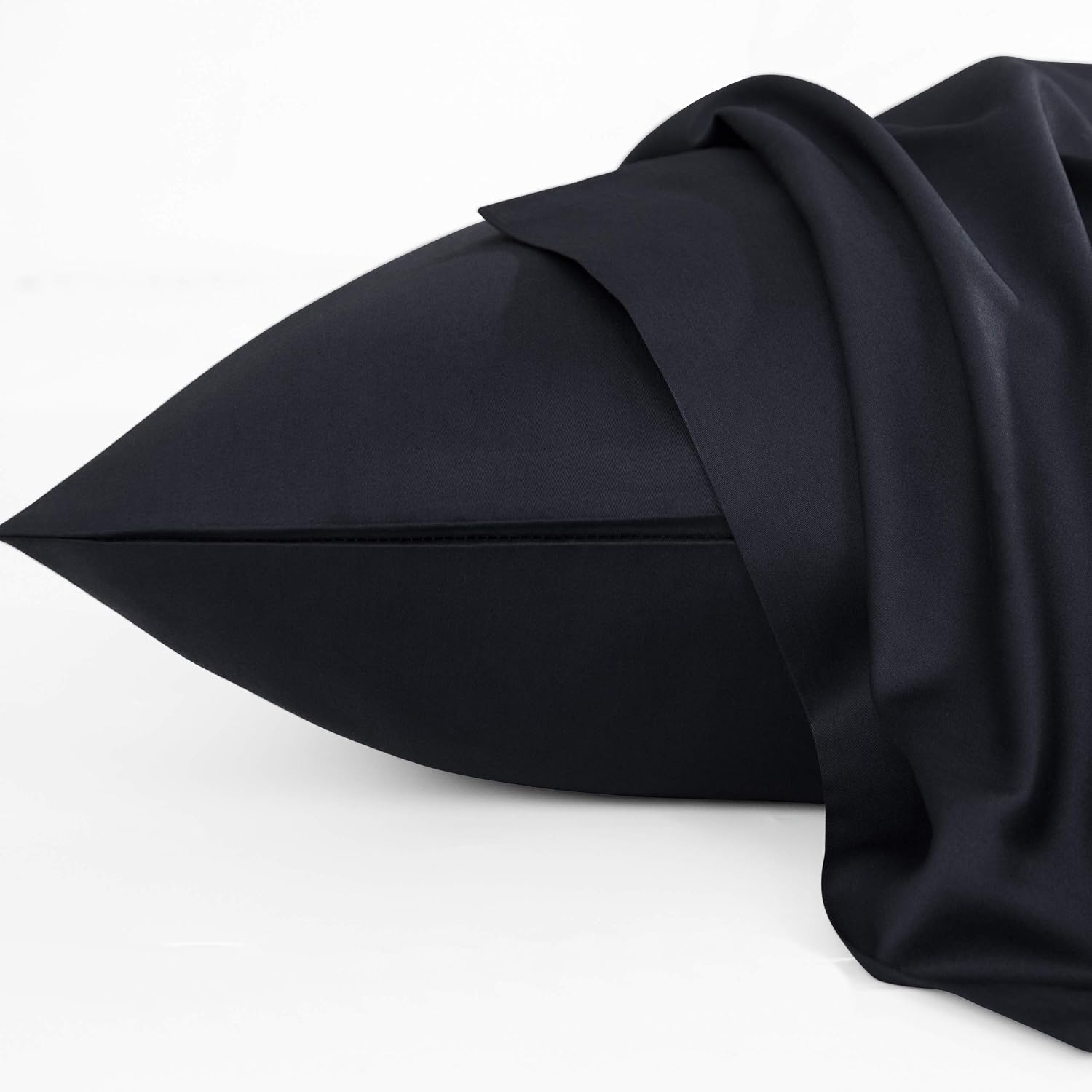 NTBAY Egyptian Cotton King Pillowcases - Set of 2, 500 Thread Count Cotton Pillowcases - Soft and Breathable Envelope Closure Pillow…
