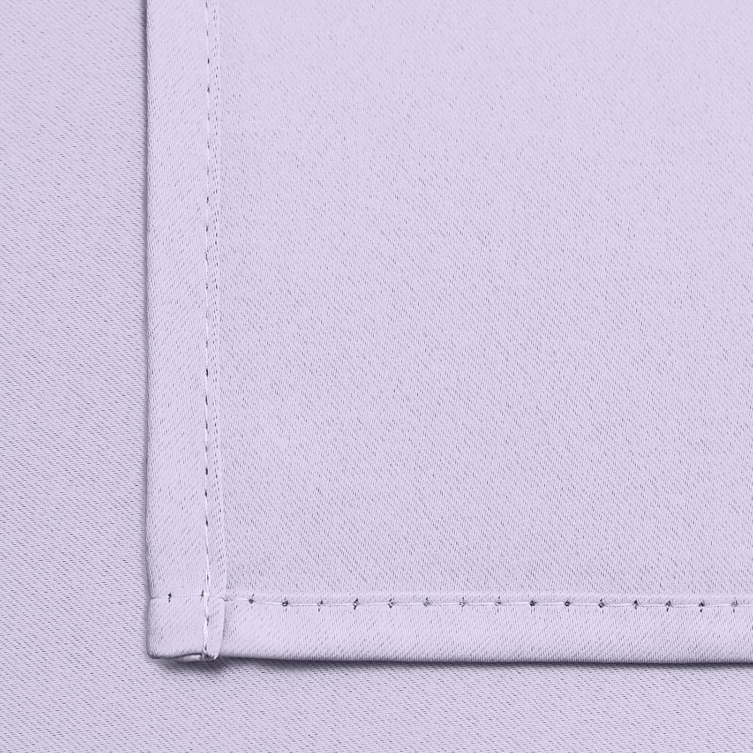 Yakamok Light Blocking Room Darkening Thermal Curtains - Blackout Curtains with Grommet Top for Bedroom/Living Room (62Wx84L, Lilac, 2…