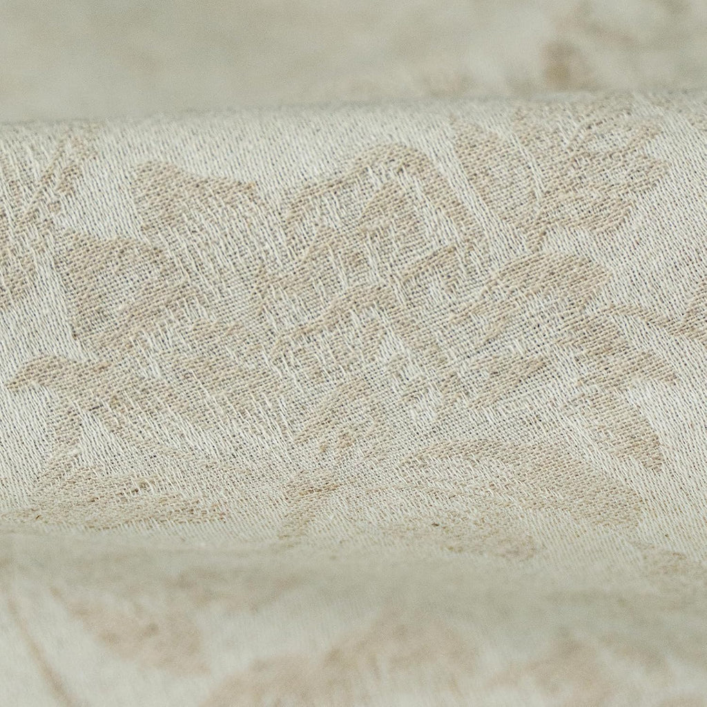 Pillow Shams Set of 2 Linen-Cotton Jacquard Fabric and Washed 100% Cotton Retro Ruffle Flounces Trim Solid Beige Decorative Pillow Cases…