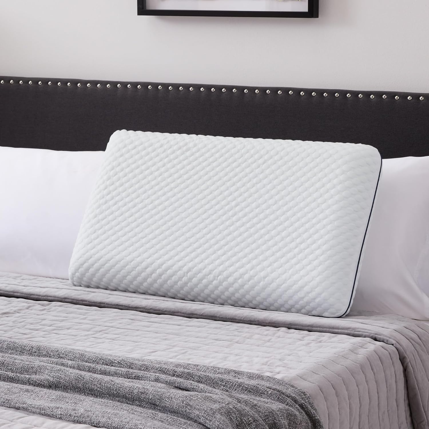 WEEKENDER Gel Memory Foam Pillow - Standard Size - 6-Pack - Medium Firm Feel - Neck and Shoulder Support - Side & Back Sleepers - Home…
