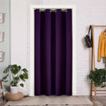 ChrisDowa Blackout Door Curtains for Doorway Privacy, Grommet Closet Curtains for Bedroom Closet Door, Thermal Insulated Doorway Cover Room…