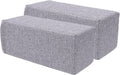 MMuteTouch 2 Pack Couch Arm Rest Pillow, 8''x8''x20'' Linen Cover, High Density Foam Armrest Cushion, Removable & Washable Elbow Support fo…