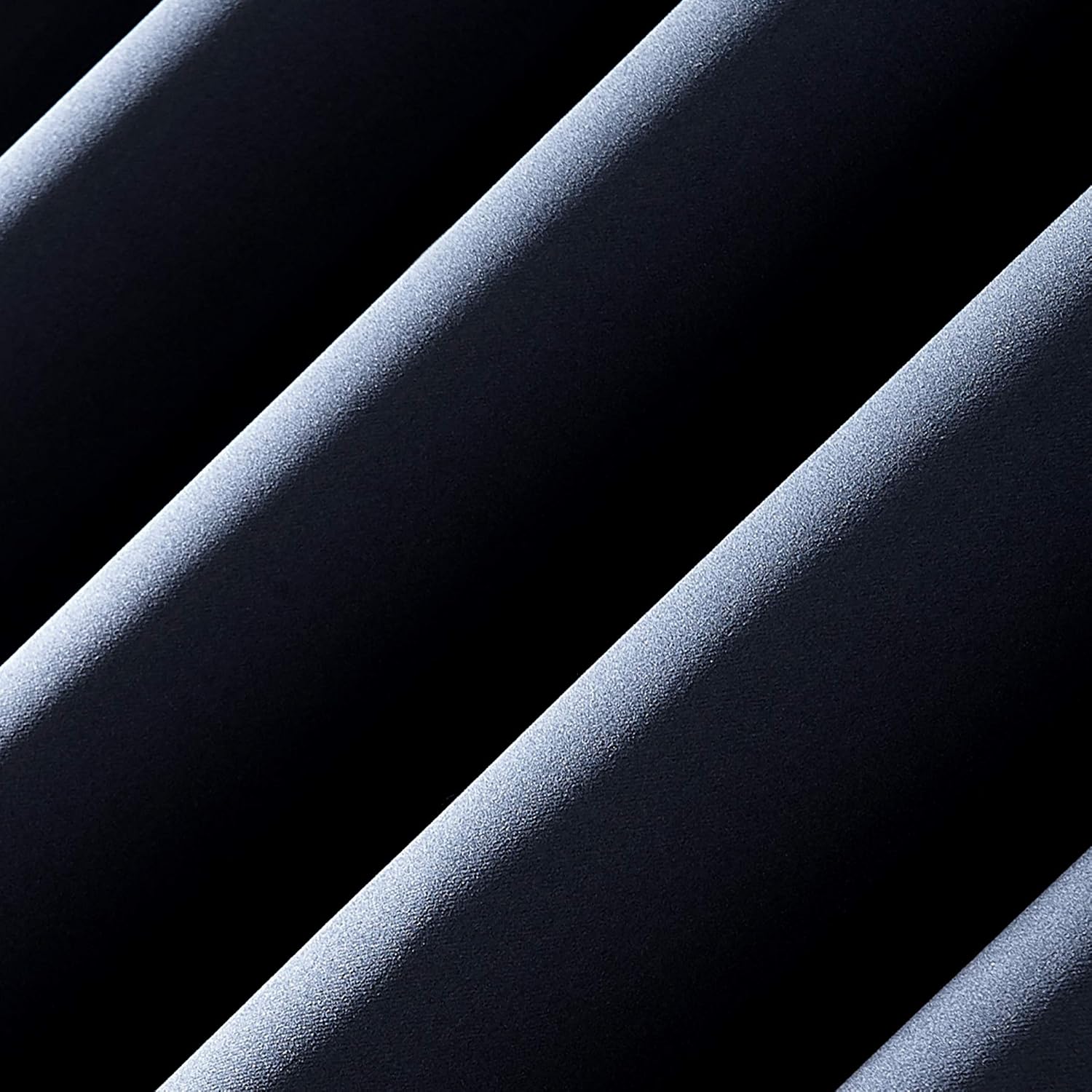 Sun Zero Nordic Theater Grade Extreme 100% Blackout Grommet Curtain Single Panel, 52" x 95", Navy Blue