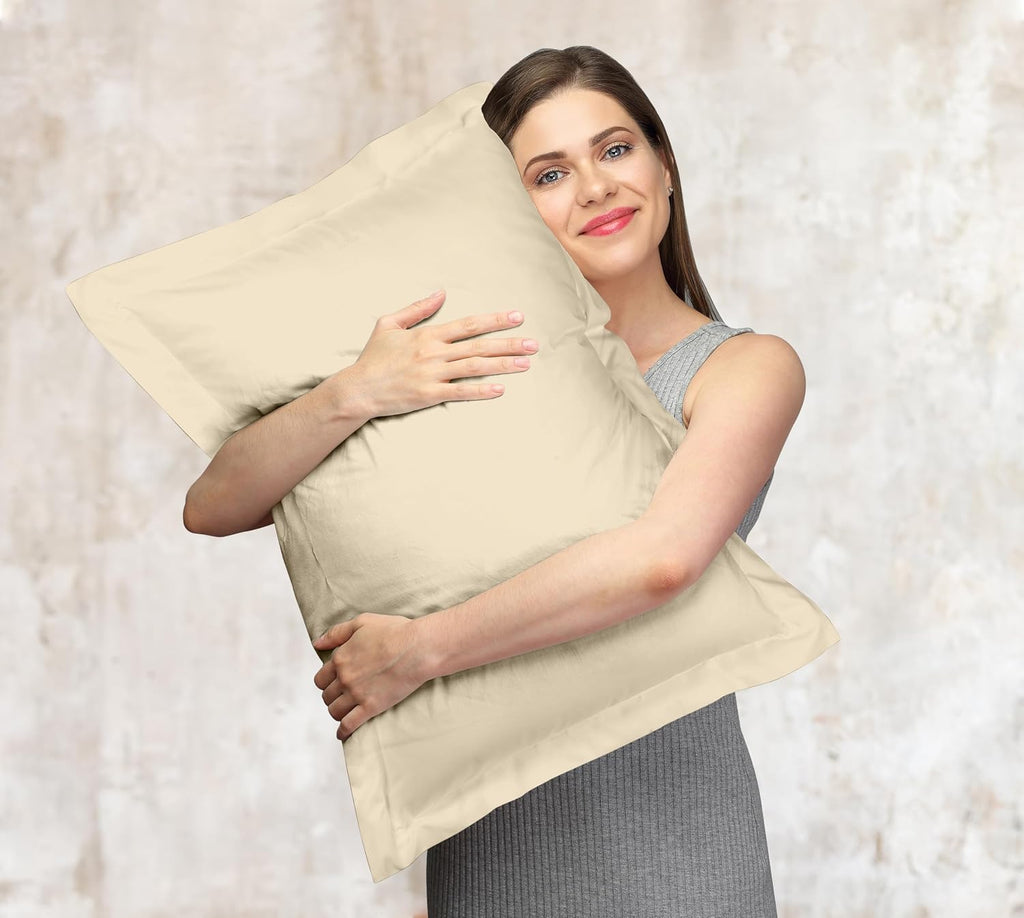 Royalelinens Royale Linens Pillow Shams 2 Pack Euro Size 26x26 Inch - Brushed 1800 Microfiber - Bed Pillow Shams, Wrinkle Resistant Super S…
