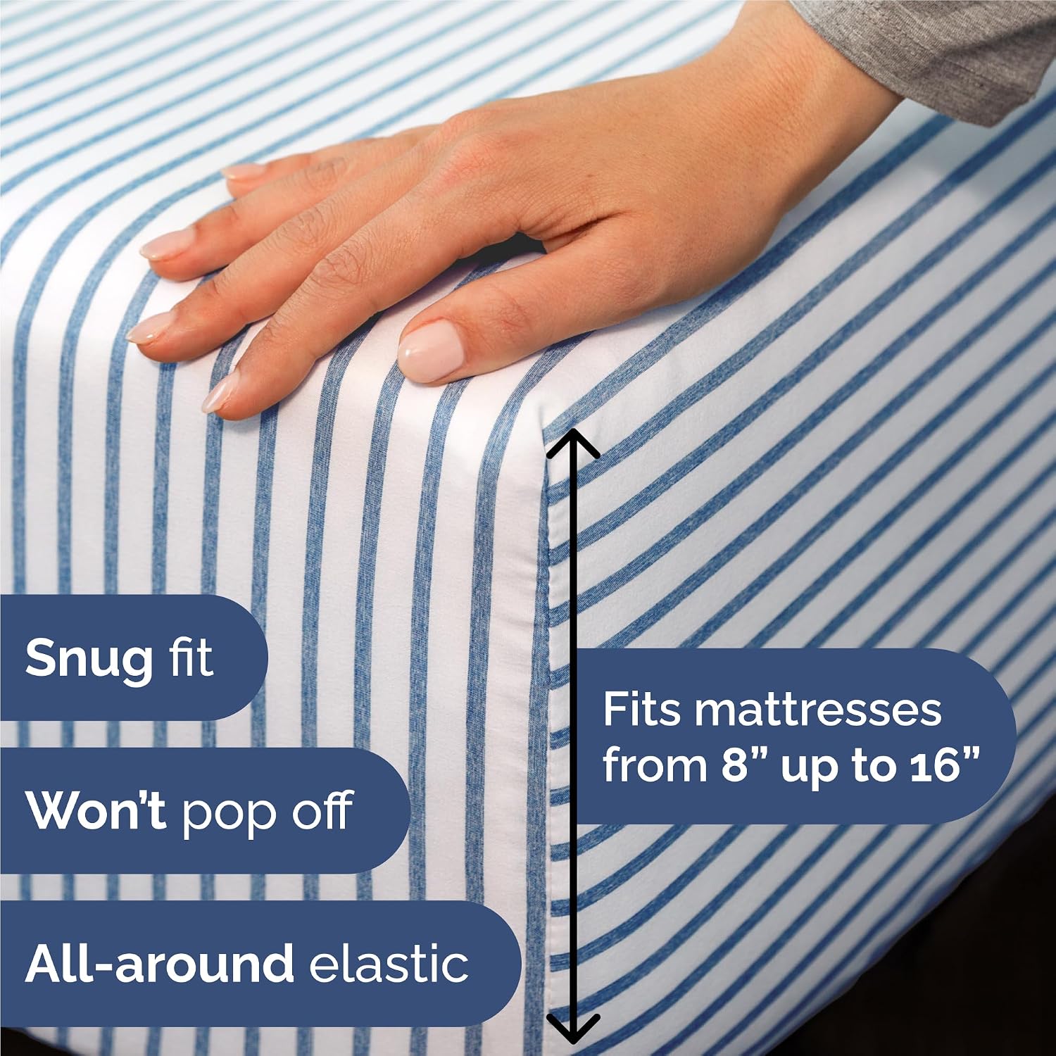 Split King 7 Piece Sheet Set - Comfy, Breathable & Cooling - Hotel Luxury Bedding for Women, Men, Kids, Teens and Children - 1 Flat & 2…