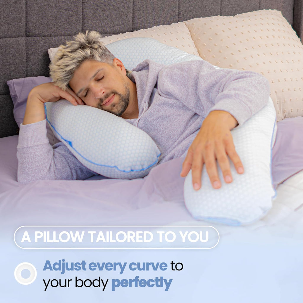 Contour Swan Body Pillow w/Pillowcase Cool XL - As Seen on TV