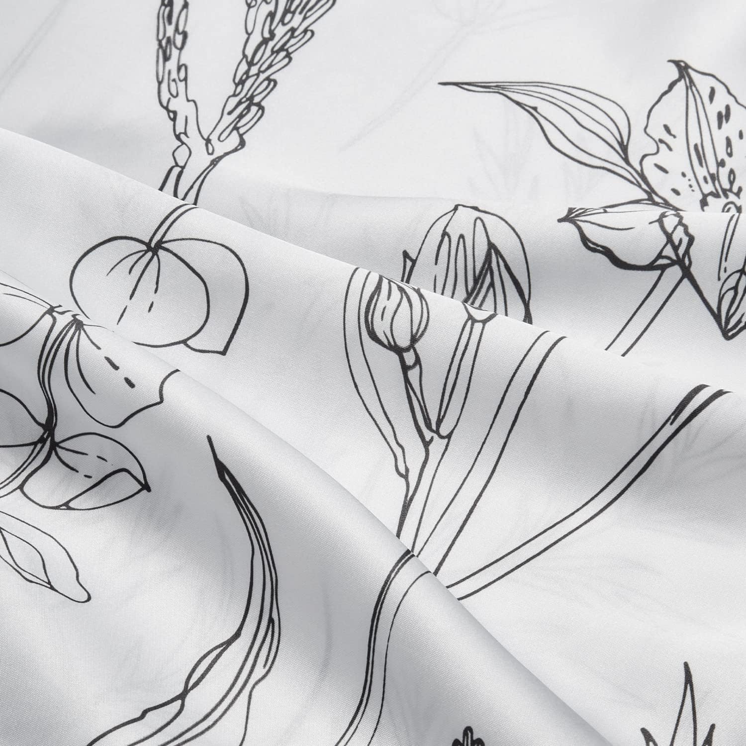 EXQ Home Pillowcase Silky Satin Pillowcase for Hair and Skin, Soft Cooling Printed Pillow Cases Queen Size Set of 2 Satin Pillow Case with…