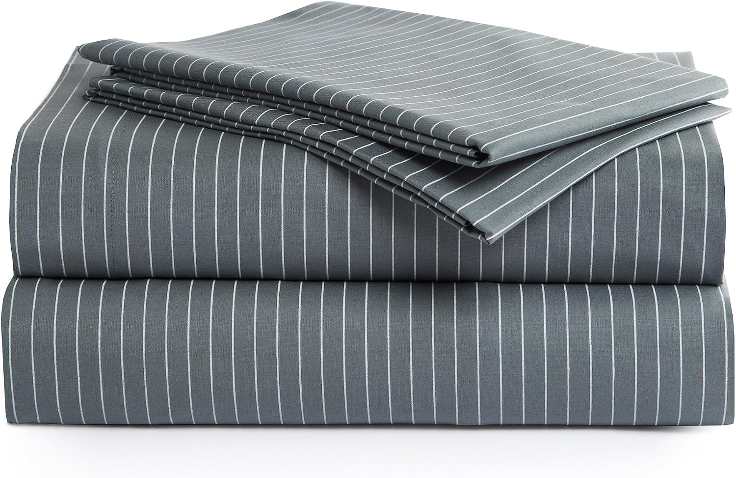 Perupima Peru Pima 415 Thread Count Percal Twin Sheet Set - 100% Peruvian Pima Cotton, 3 Piece (Flat, Fitted, 1 Pillowcase) - Cooling, Cris…