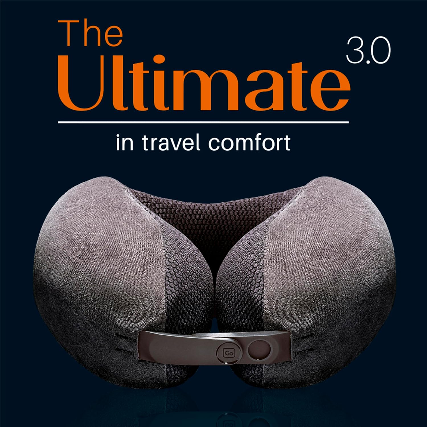Ultimate 3.0 Travel Pillow, Deluxe Memory Foam Neck Pillow for Uninterrupted Rest, Ideal for Everyday Commute, Airplane, Car, and More…