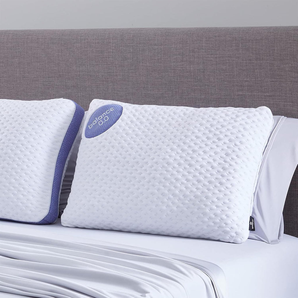 Bedgear Balance Performance Pillow – 0.0 - Moisture Wicking Bed Pillow for All Sleep Positions - Medium Firmness Bed Pillow - Washable…