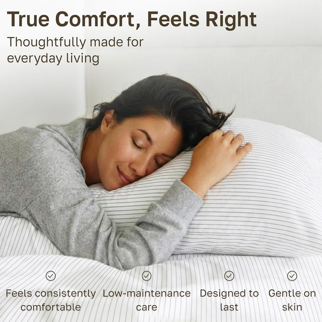 CaliforniaDesignDen California Design Den Soft 100% Cotton Twin Size Bed Sheets Set, 400 Thread Count Good Housekeeping Award Winner, Smoot…