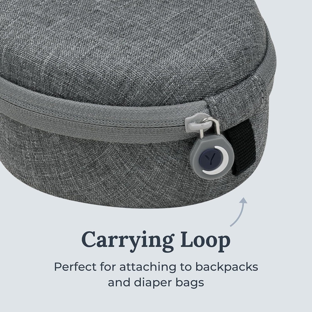Yogasleep Crush-Resistant Travel Case for Hushh & Rohm White Noise Sound Machines, Provides Protection While Traveling, Double Stitch…