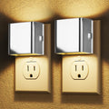 DORESshop LED Night Lights Plug into Wall [2 Pack], Plug in Nightlight, 3 Level Brightness Adjustable Night Light, Dusk to Dawn Sensor…
