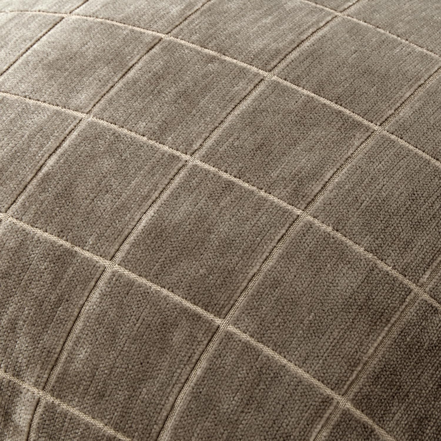 Miulee Decorative Chenille Check Throw Pillow Covers Vintage Plaid Couch Pillows 22x22 Inch Set of 2 Neutral Boho Farmhouse Cushion Covers…