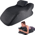 Ergonomic Contoured Support Pillow, 27°Angle Wedge Memory Foam Pillow, Multi-Functional Neck Back Waist Pillow for Bed Sleeping &…