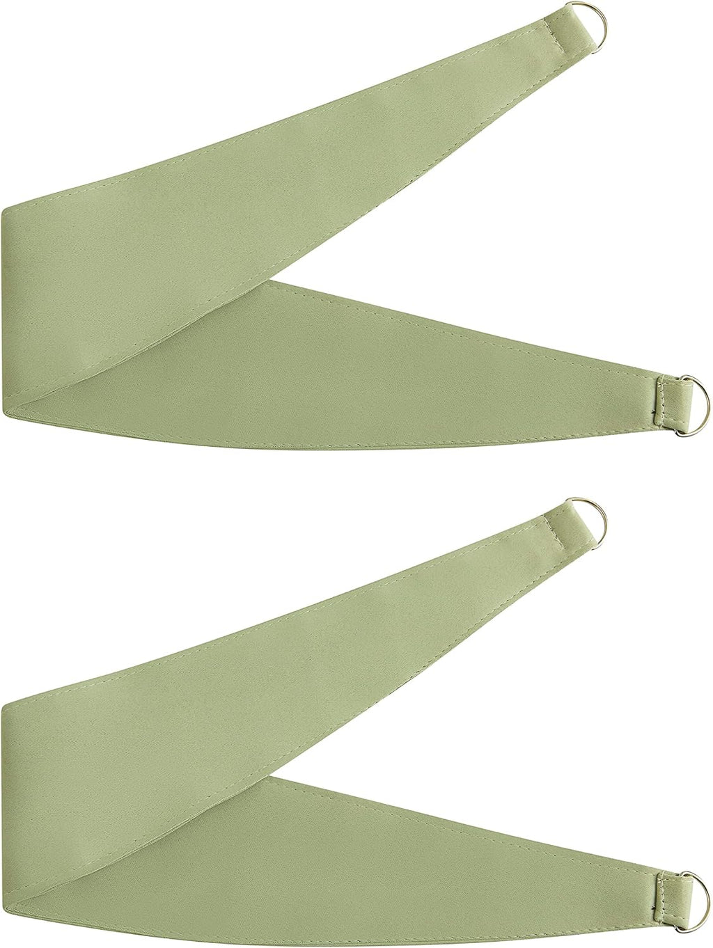 Bujasso Sage Green 90% Blackout Curtains with Sheer Overlay Mix and Match Double Layer Thermal Insulated Window Panels 84 inch Living Room…