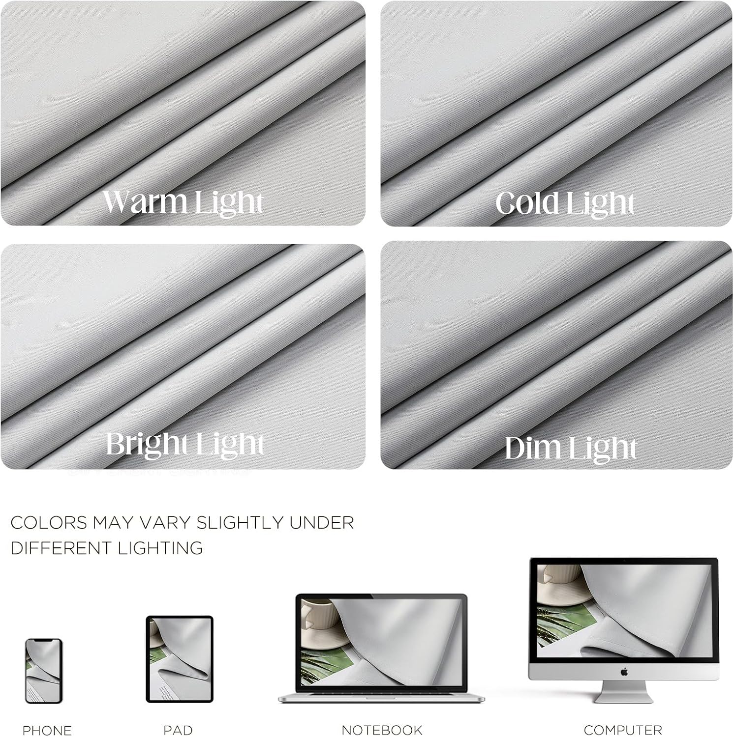 Cucraf Blackout Curtains 63 inch Length 2 Panels Set, Room Darkening Drapes for Living Room Bedroom, Thermal Insulated Light Blocking Gromm…