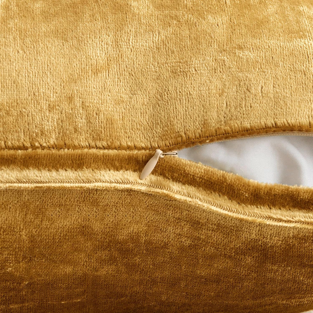 Miulee Dark Gold Velvet Throw Pillow Covers 20x20 Soft Decorative Solid Square Cushion Cases Pack of 2 Modern Luxury Home Decor for Couch,…