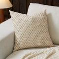 Fiouovohome FIOUOVO Floral Pillow Covers 18x18 Pillow Cover Block Print Couch Pillows for Living Room Decorative Neutral Accent Throw Pillo…