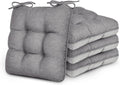 Love's cabin Memory Foam Chair Cushions Set of 4, 15.5"x15.5"x3.5" Indoor & Outdoor Seat Pads for Dining, Kitchen, Office, Patio Chairs…