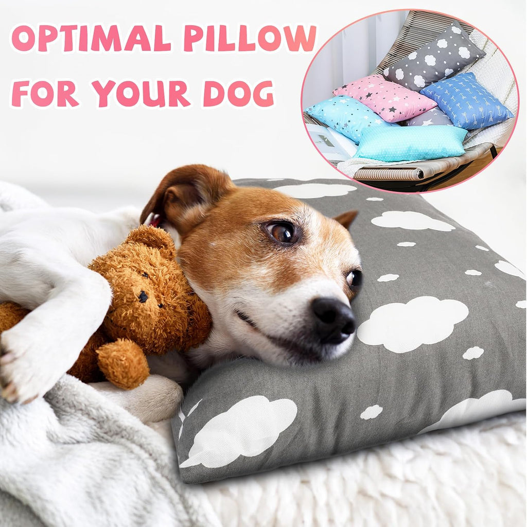 Kigley 6 Pack 12 Pack Mini Pillows for Daycare, Travel, Nap, Small Soft Breathable Machine Washable Sleeping Pillows for Pet Dog