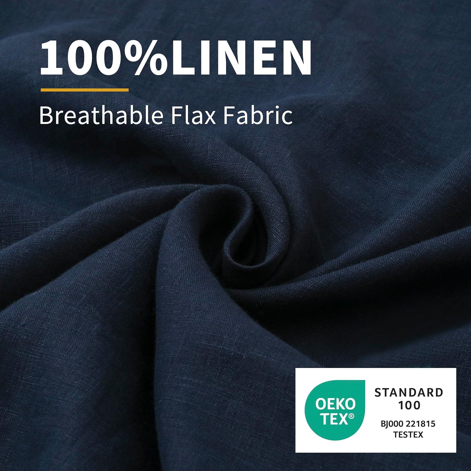 Chuffed Linen Pillowcases 2 Pack 100% Linen Standard Pillow Cases, Breathable and Cooling Washed Pillowshams with Zipper Closure, 20x30 Inc…