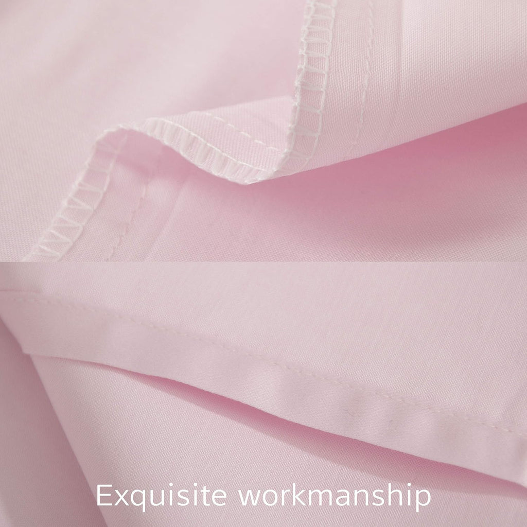 NTBAY Egyptian Cotton King Pillowcases - Set of 2, 500 Thread Count Cotton Pillowcases - Soft and Breathable Envelope Closure Pillow…