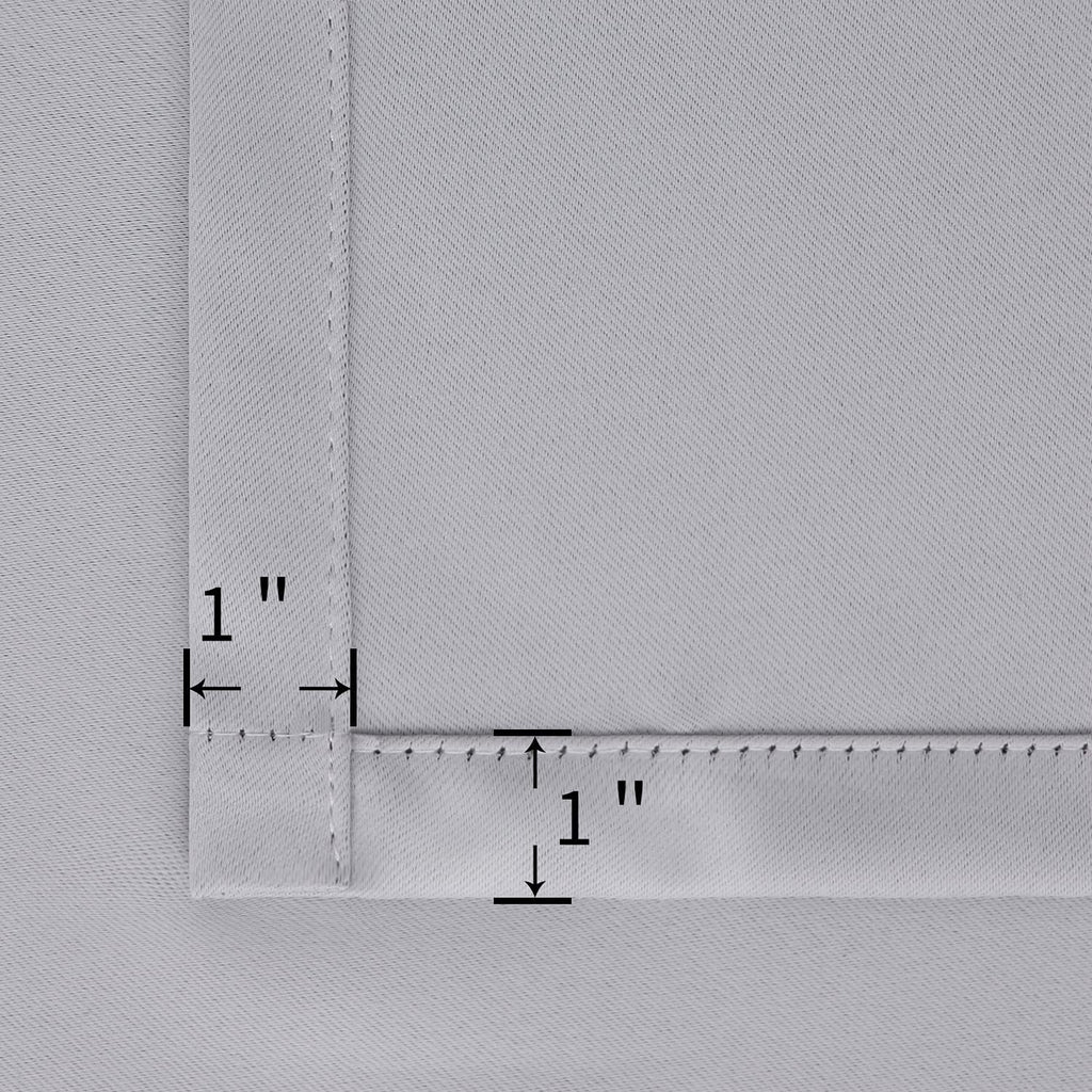 BGment Light Grey Cafe Curtains 36 Inch Length for Half Windows - 34 x 36 inch Curtains Rod Pocket and Back Tab Thermal Insulated Room Dark…