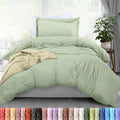 Utopia Bedding Duvet Cover Twin Size - 2 Piece with Zipper Closure - 1 Comforter Cover 68X90 Inches & 1 Pillow Sham 20X26 Inches (Sage)…