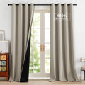 NICETOWN Blackout Curtains for Bedroom, Grommet Privacy 100% Blackout 96 inches Length Thermal Insulated Curtains for Living Room, 2…