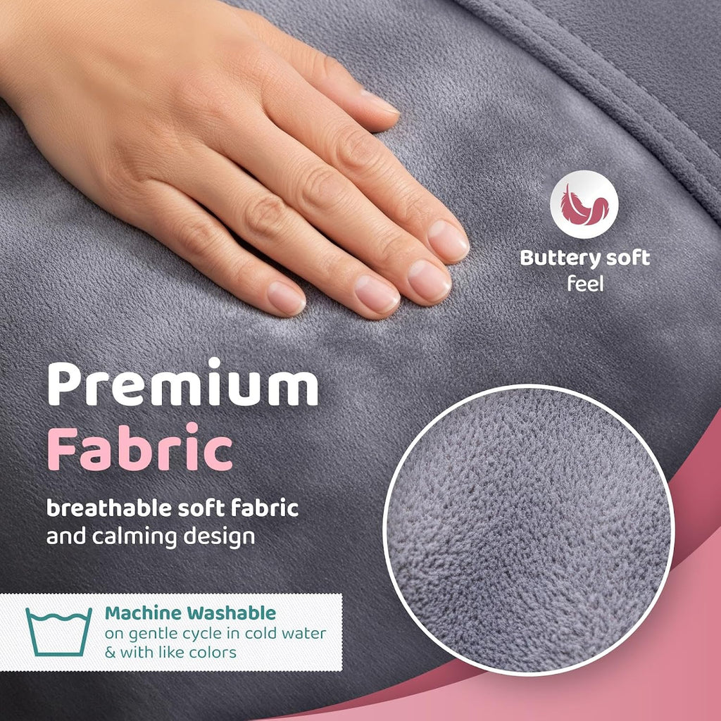 Zomaple Mastectomy Recovery Pillow with Strap, Gel Pack, Seat Belt Cover & Shower Lanyard – Post-Op Essentials, Breast Augmentation/Reducti…