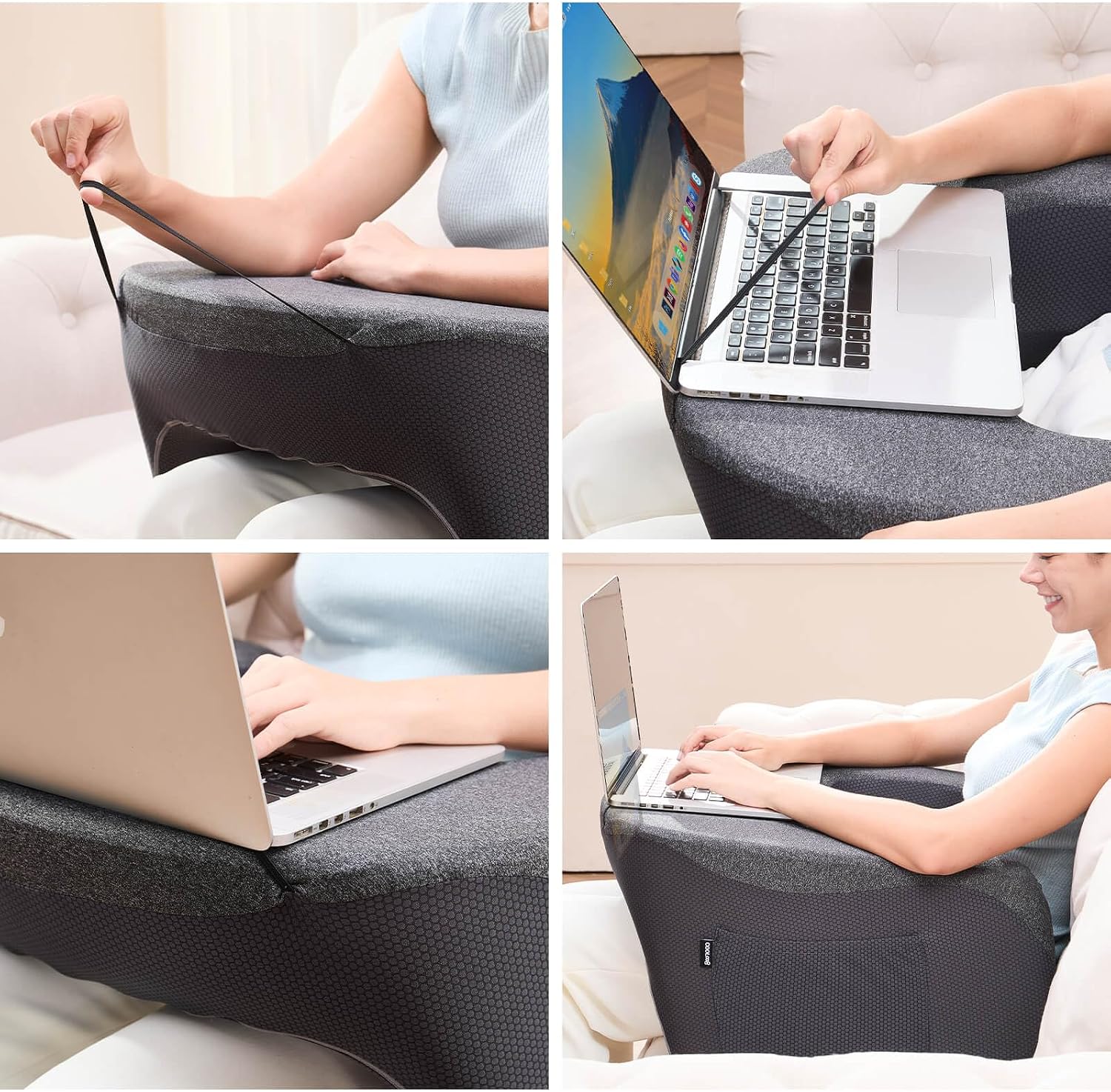cooloo8 Reading Pillow, Lap Desk, Laptop Pillow for Lap, Large Gaming Pillow for Reading, Working, Gaming or Sitting in Bed Floor…