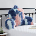 Bedriping Reading Pillow for Bed Adult - Faux Fur Backrest Pillow with Arms, Ergonomic Back Pillows for Sitting in Bed, Extra Fluffy TV Pil…