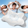 MOLBOX Cervical Neck Pillow for Neck Pain, Ergonomic Memory Foam for Side & Back Sleepers White