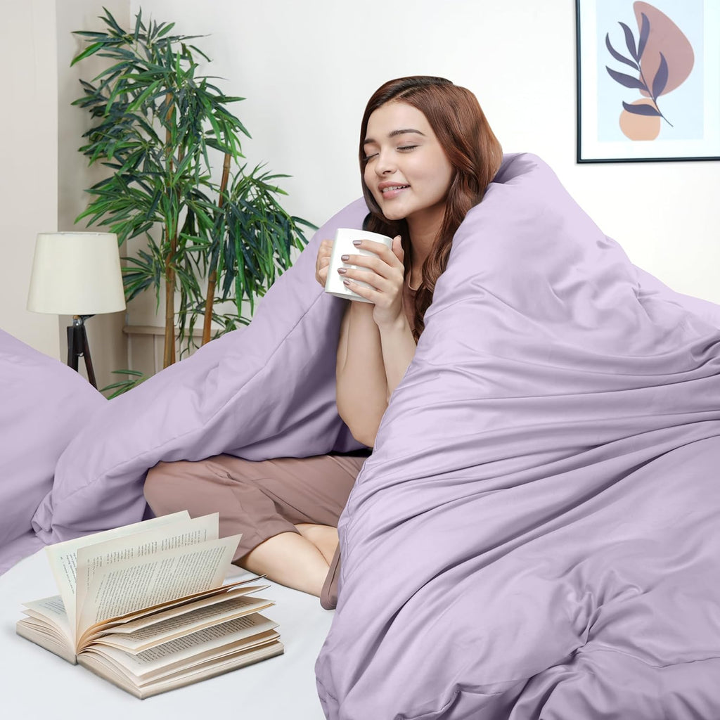 Utopia Bedding Duvet Cover Queen Size - 3 Piece with Zipper Closure - 1 Comforter Cover 90X90 Inches & 2 Pillow Shams 20X26 Inches…