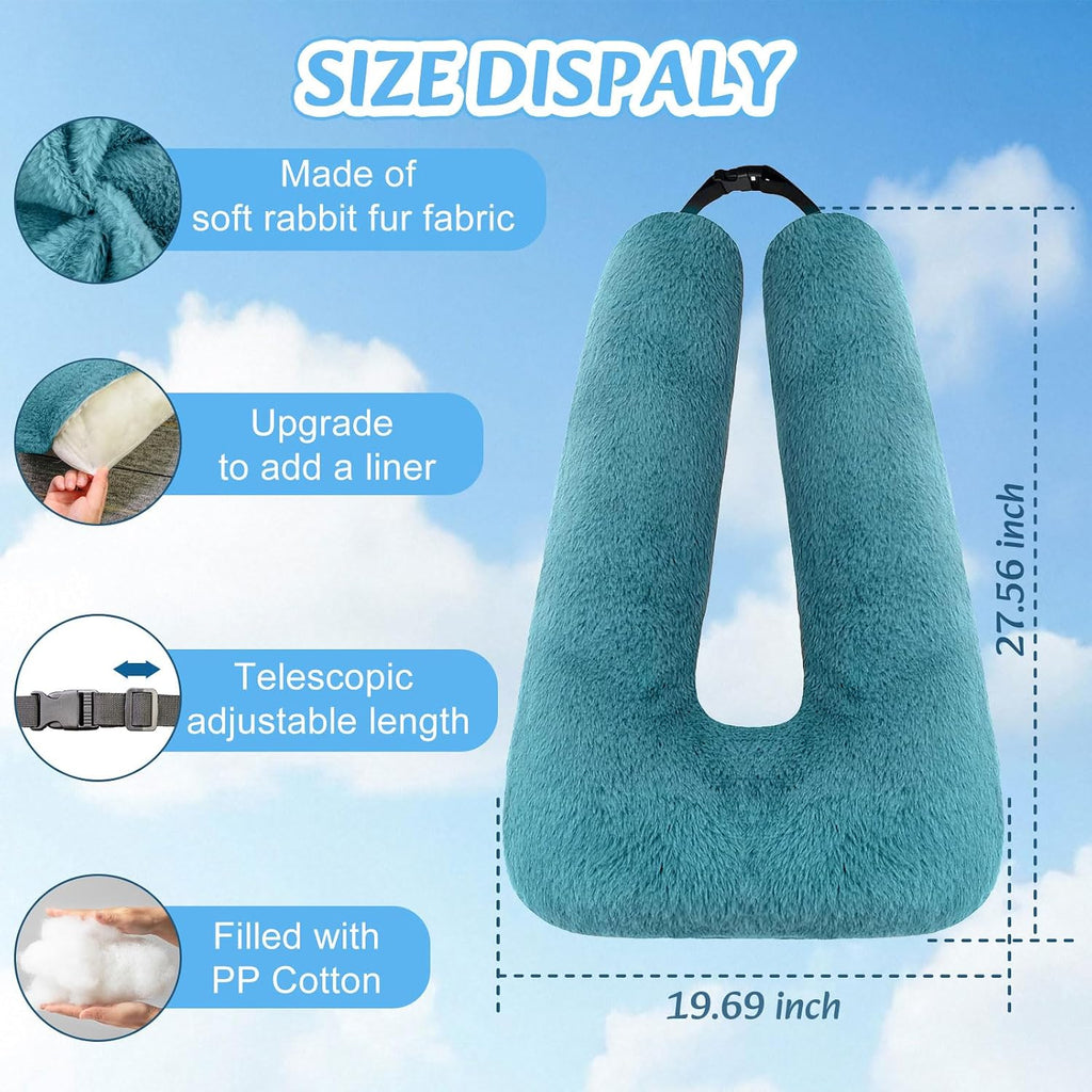 Swemos Travel Pillow, Car Pillow for Kids & Adults - Ergonomic Travel Pillows Sleeping Aid for Neck & Body Support, Car Travel Essentials…