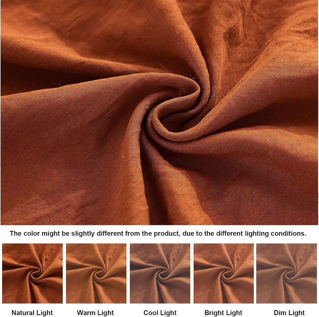 Moveover MOVE OVER Burnt Orange Body Pillow Cover 20x54 Body Pillow Case 100% Soft Washed Microfiber Boho Pillow Covers Set of 1 Vintage Po…