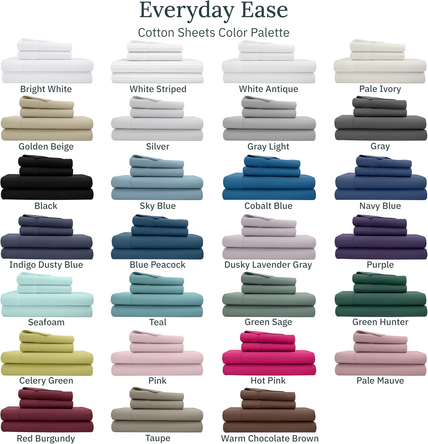 CaliforniaDesignDen California Design Den Soft 100% Cotton Bed Sheets Full Size Set, 400 Thread Count Good Housekeeping Award Winner, Silky…